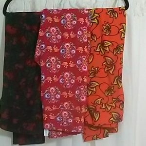 Lot of 3 LuLaRoe one size leggings
